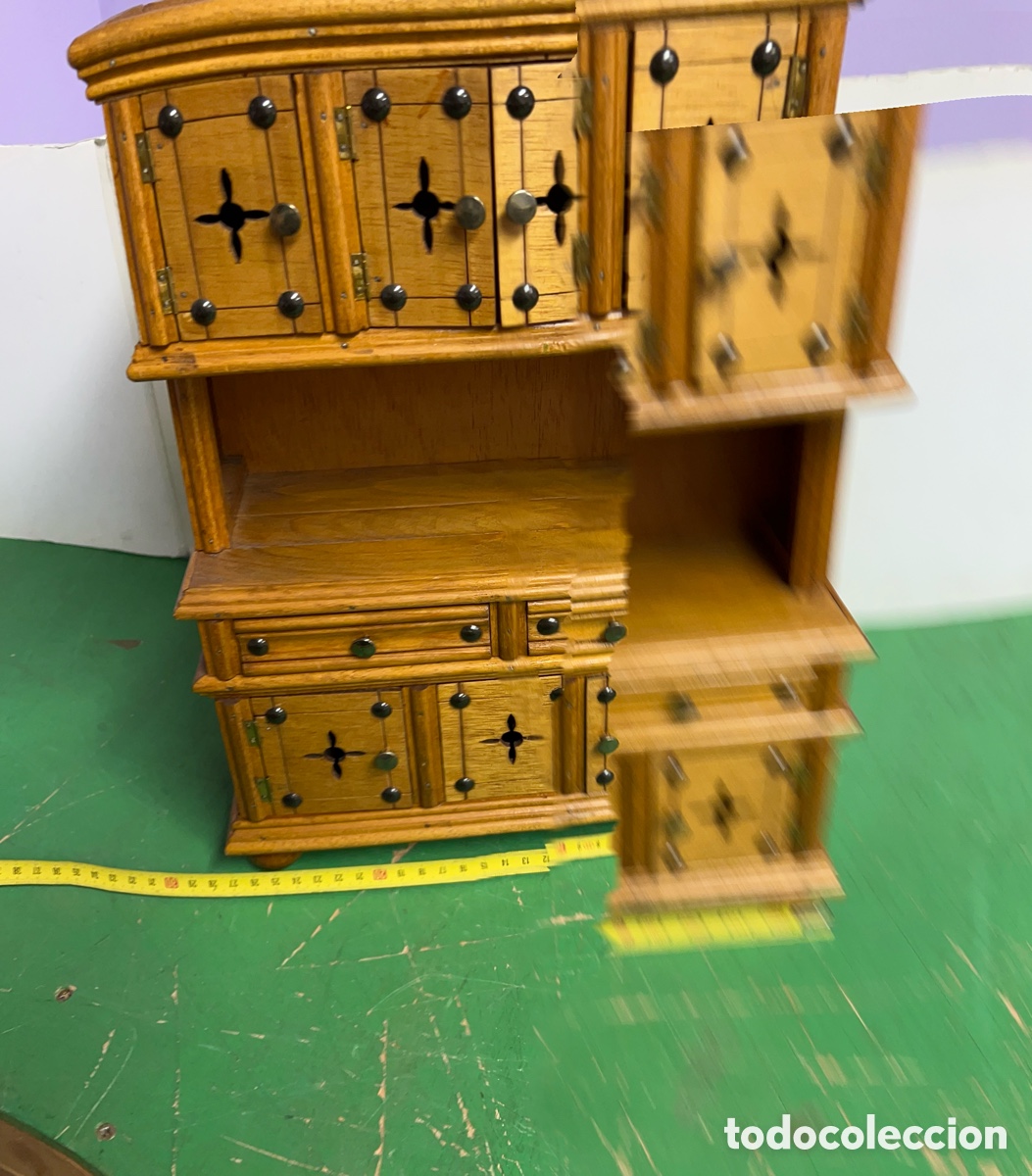 Casas de mu&ntilde;ecas: APARADOR MADERA PARA CASA DE MU&Ntilde;ECAS - Foto 2