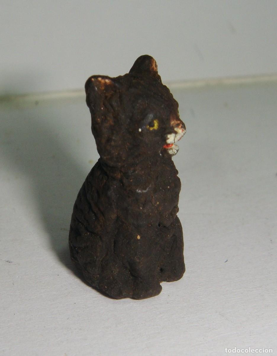 Casas de mu&ntilde;ecas: Gato en miniatura. Para casa de mu&ntilde;ecas. - Foto 1