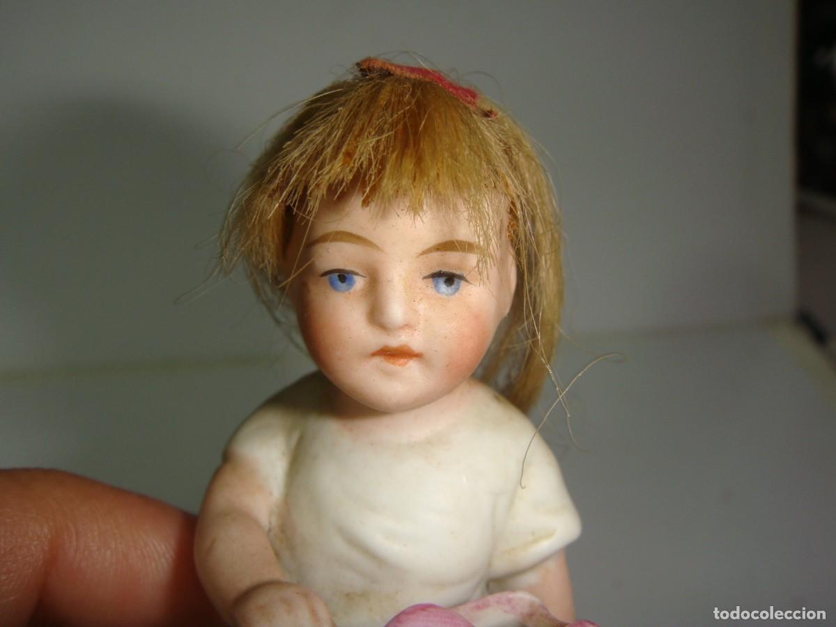 Casas de mu&ntilde;ecas: Mu&ntilde;eca de Biscuit. Con pelo natural. - Foto 10