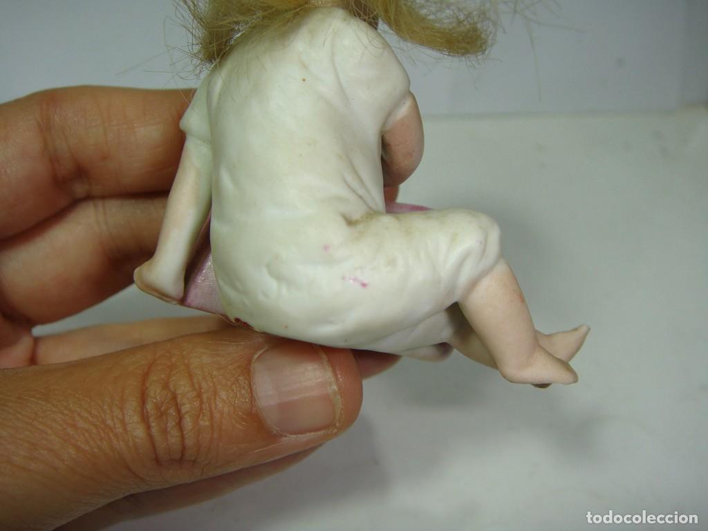 Casas de mu&ntilde;ecas: Mu&ntilde;eca de Biscuit. Con pelo natural. - Foto 11
