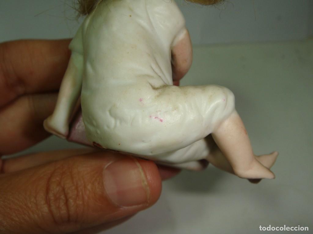 Casas de mu&ntilde;ecas: Mu&ntilde;eca de Biscuit. Con pelo natural. - Foto 12