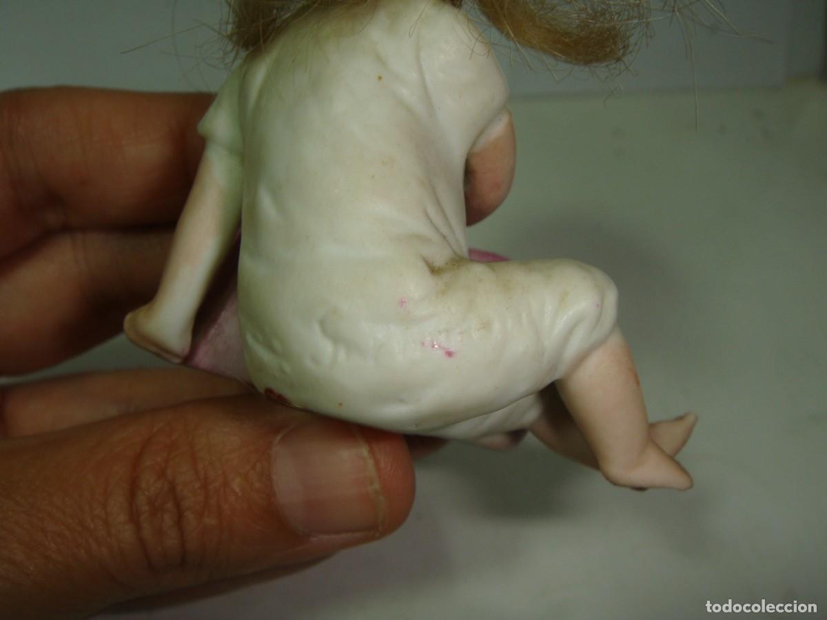 Casas de mu&ntilde;ecas: Mu&ntilde;eca de Biscuit. Con pelo natural. - Foto 14
