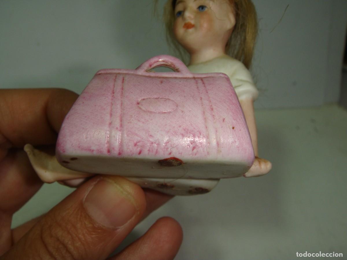 Casas de mu&ntilde;ecas: Mu&ntilde;eca de Biscuit. Con pelo natural. - Foto 15