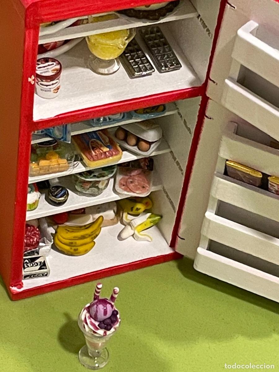 Casas de mu&ntilde;ecas: Copa de helado de frambuesa miniatura para casa de mu&ntilde;ecas - Foto 5