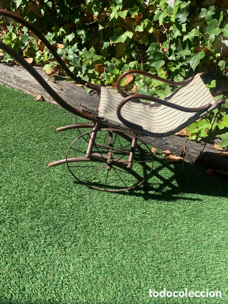 Casas de mu&ntilde;ecas: Antiguo carrito mu&ntilde;ecas, todo original - Foto 3