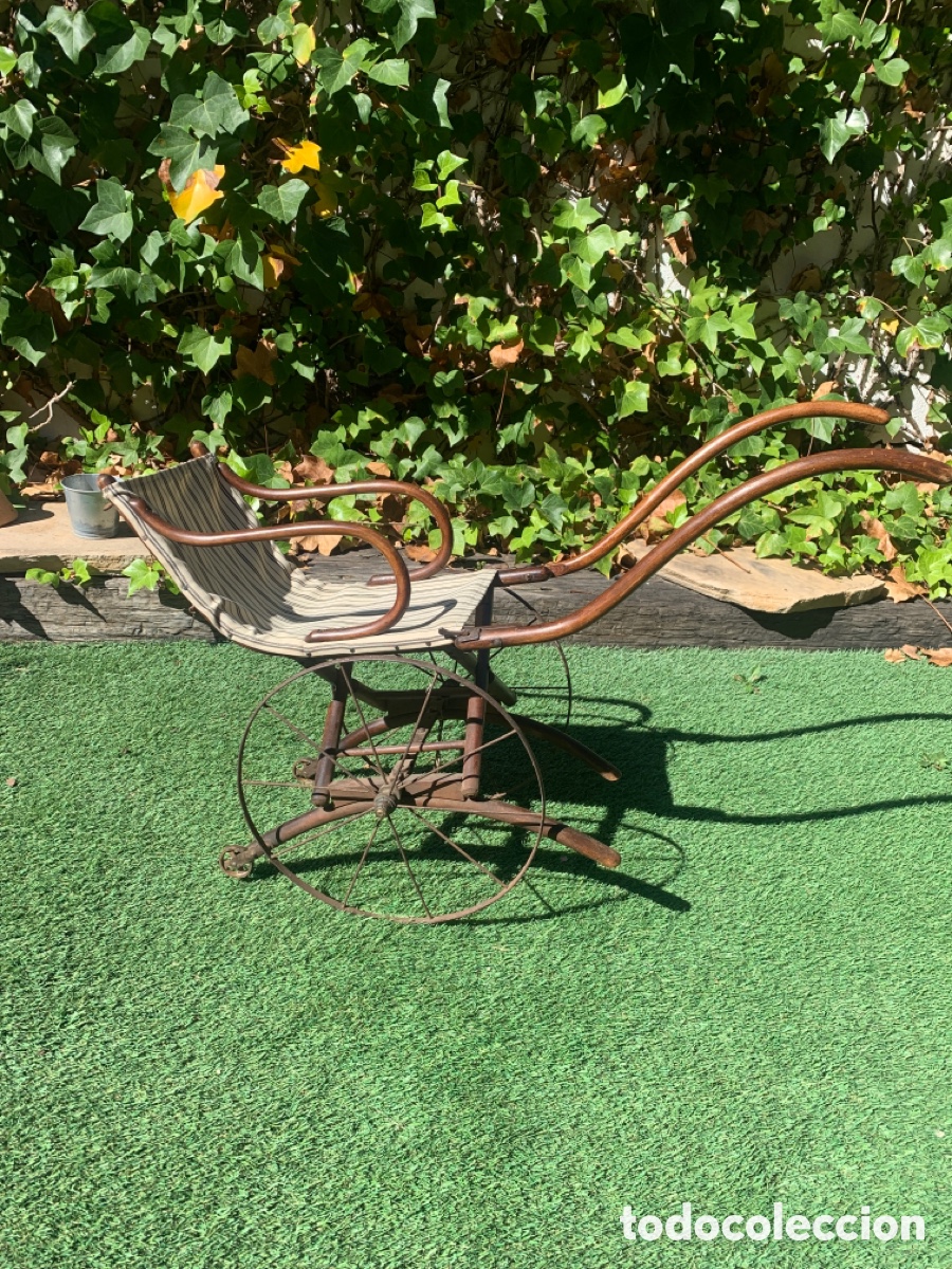 Casas de mu&ntilde;ecas: Antiguo carrito mu&ntilde;ecas, todo original - Foto 4