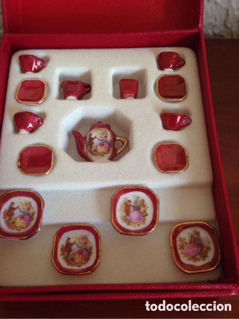 Casas de mu&ntilde;ecas: JUEGO DE CAF&Eacute; PORCELANA-REUTTER-MINIATURA - Foto 1