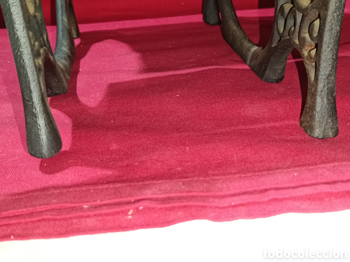 Casas de mu&ntilde;ecas: Pupitre para mu&ntilde;eca de acero colado y madera - Foto 4