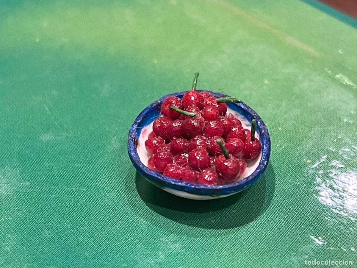 Casas de mu&ntilde;ecas: Cuenco con cerezas miniatura - Foto 2