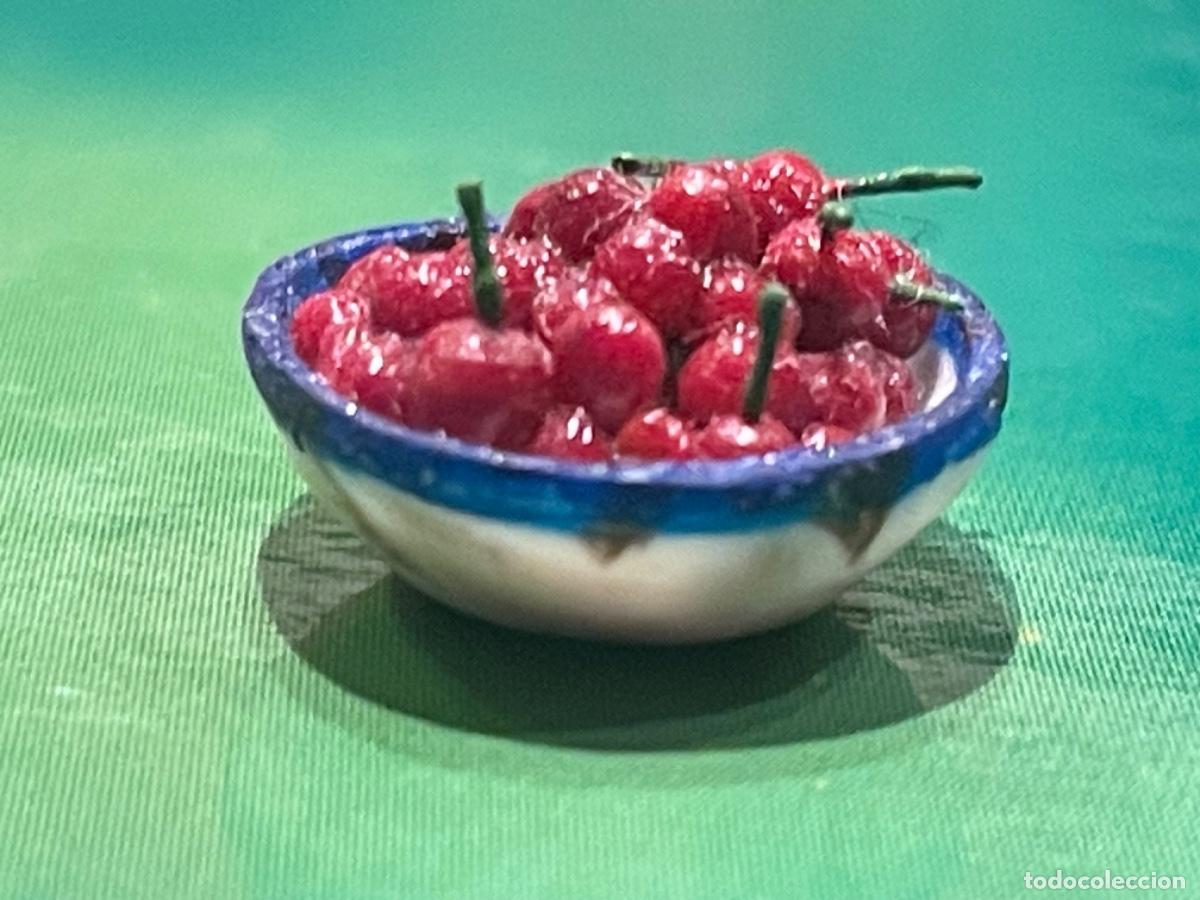 Casas de mu&ntilde;ecas: Cuenco con cerezas miniatura - Foto 3