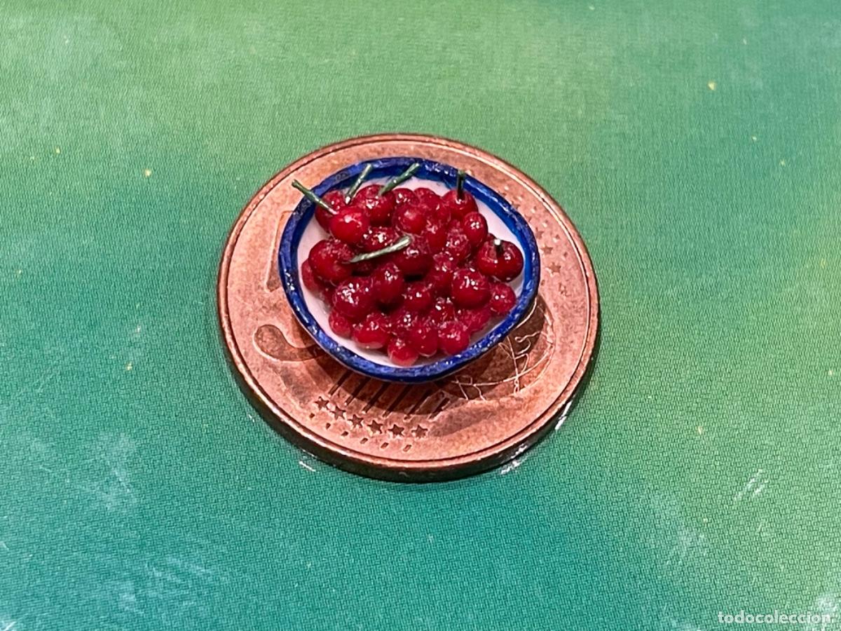 Casas de mu&ntilde;ecas: Cuenco con cerezas miniatura - Foto 4