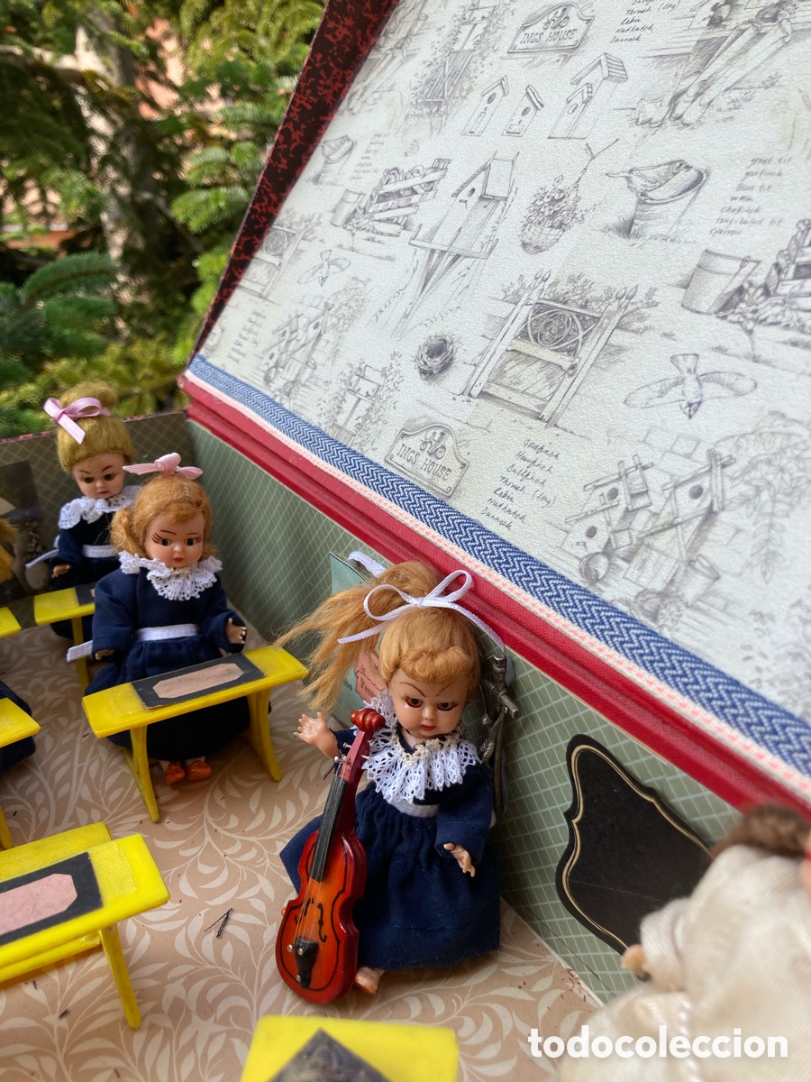 Casas de mu&ntilde;ecas: Colegio de mu&ntilde;ecas antiguo - Foto 6