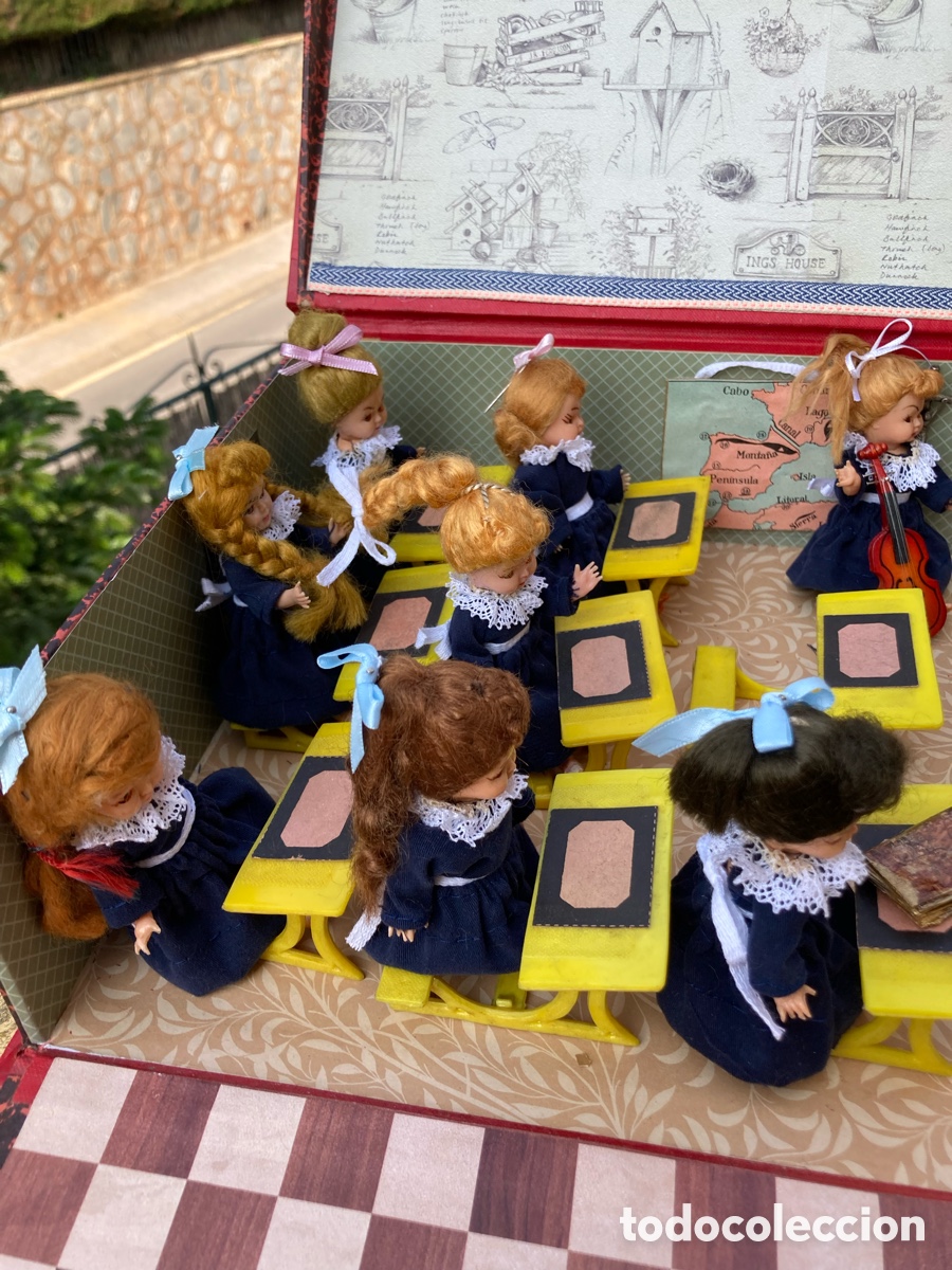 Casas de mu&ntilde;ecas: Colegio de mu&ntilde;ecas antiguo - Foto 8