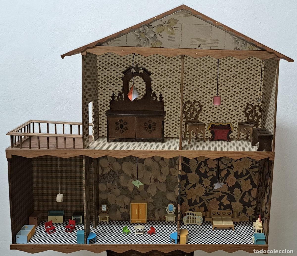 Casas de mu&ntilde;ecas: Antigua casa de mu&ntilde;ecas - Foto 1