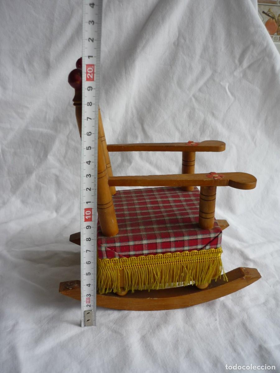Casas de mu&ntilde;ecas: Hamaca para mu&ntilde;eca en madera, con sonido - Foto 11