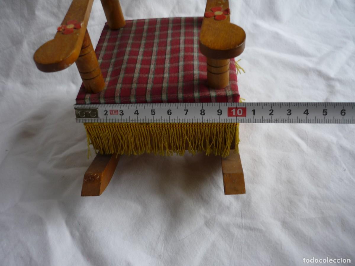 Casas de mu&ntilde;ecas: Hamaca para mu&ntilde;eca en madera, con sonido - Foto 13