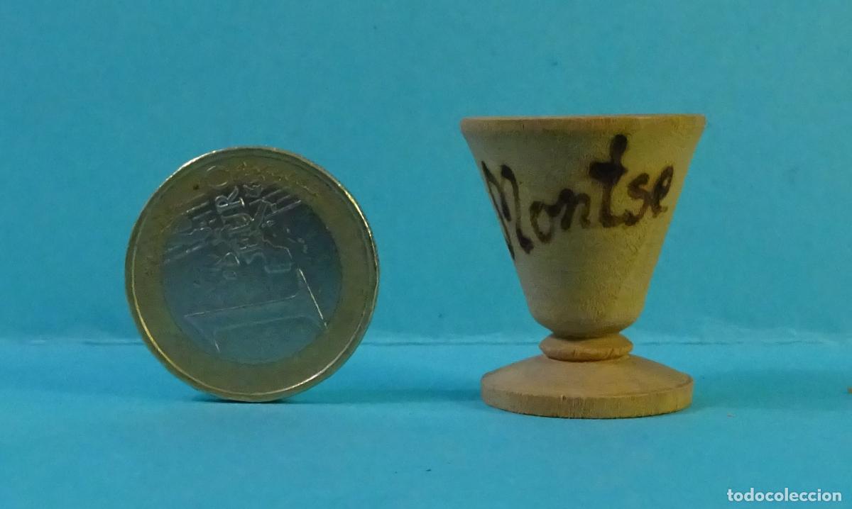 Casas de mu&ntilde;ecas: COPA DE MADERA ALTURA 2,5 CM - Foto 1