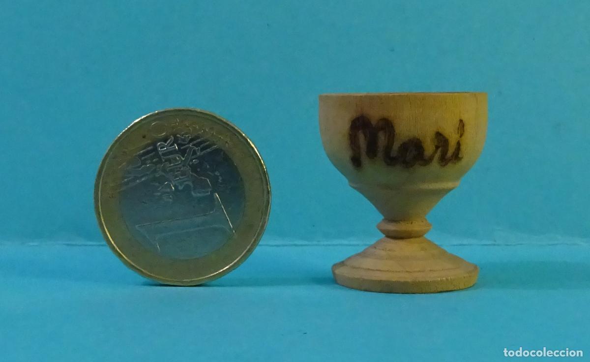 Casas de mu&ntilde;ecas: COPA DE MADERA ALTURA 2,5 CM - Foto 1