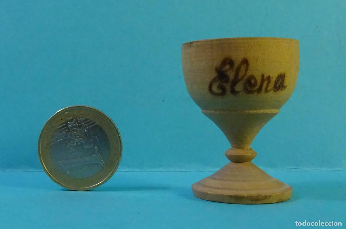 Casas de mu&ntilde;ecas: COPA DE MADERA ALTURA 4 CM - Foto 1