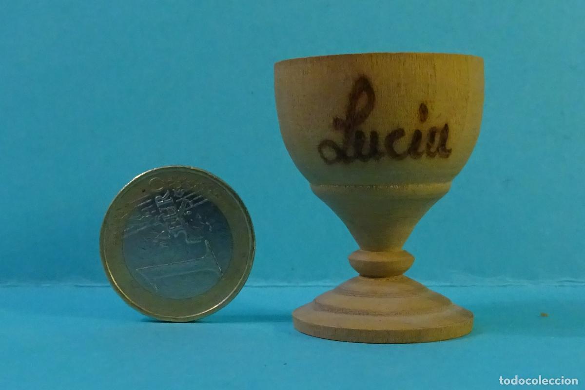 Casas de mu&ntilde;ecas: COPA DE MADERA ALTURA 4 CM - Foto 1