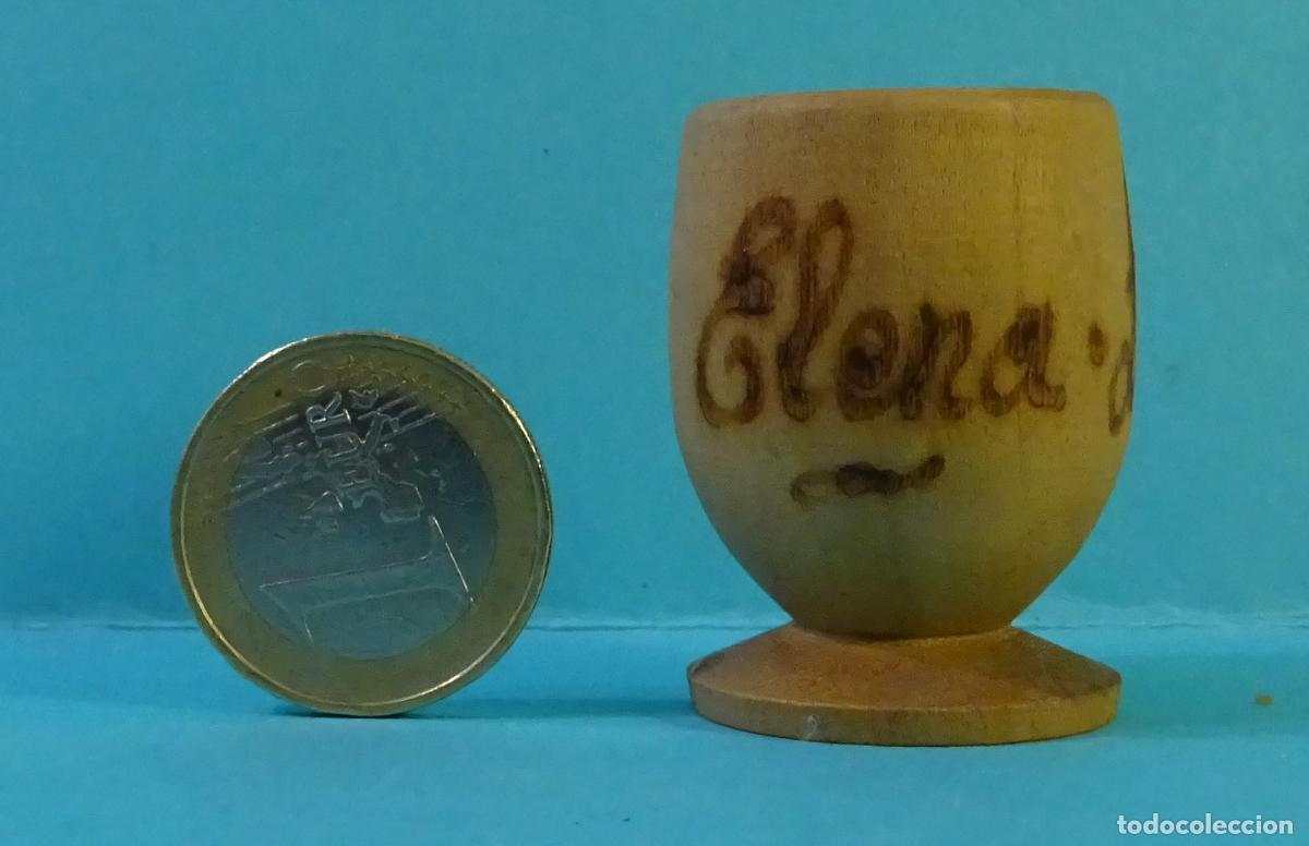 Casas de mu&ntilde;ecas: COPA DE MADERA ALTURA 3,8 CM - Foto 1