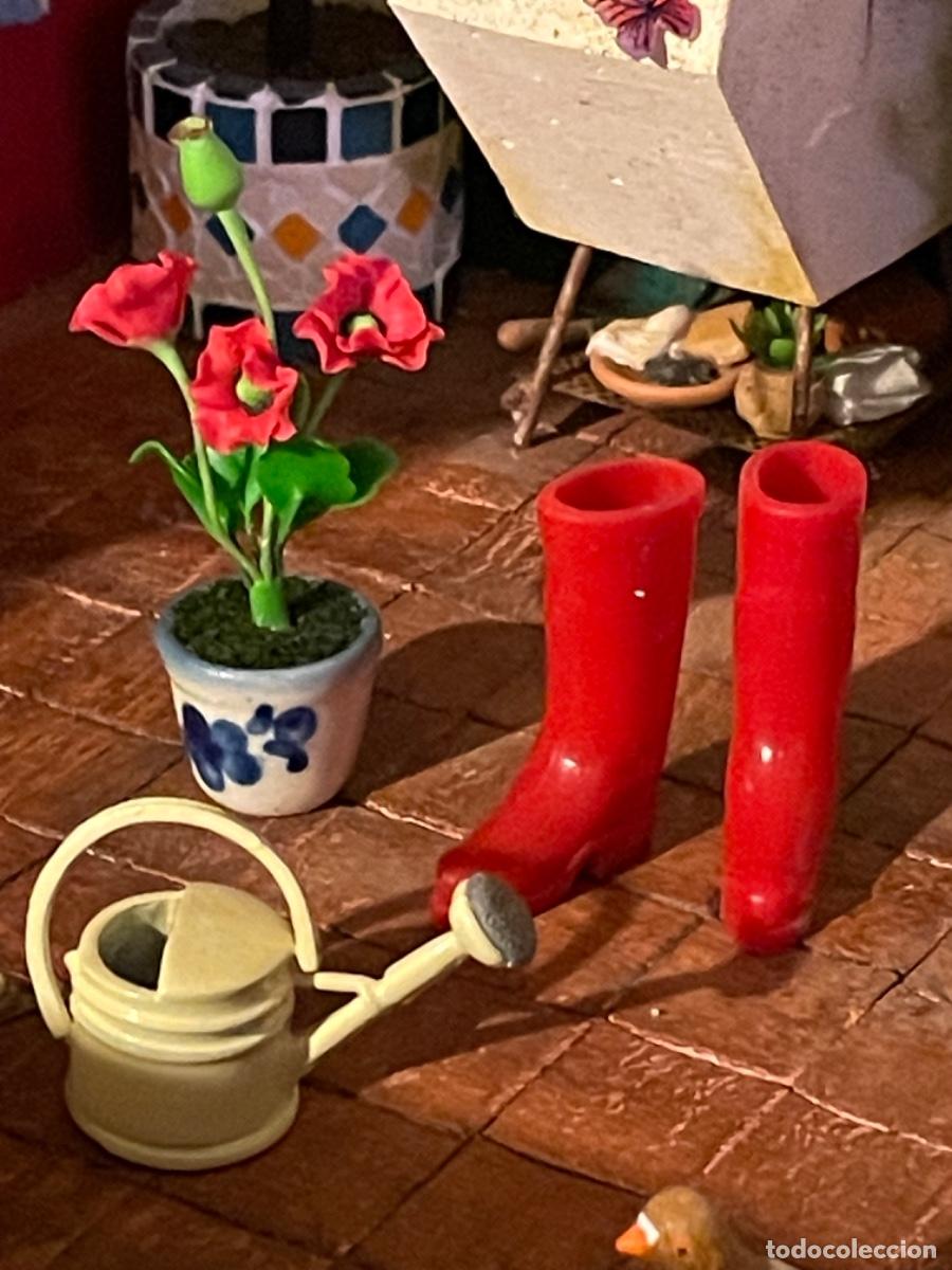 Casas de mu&ntilde;ecas: Botas rojas miniatura casa de mu&ntilde;ecas - Foto 3