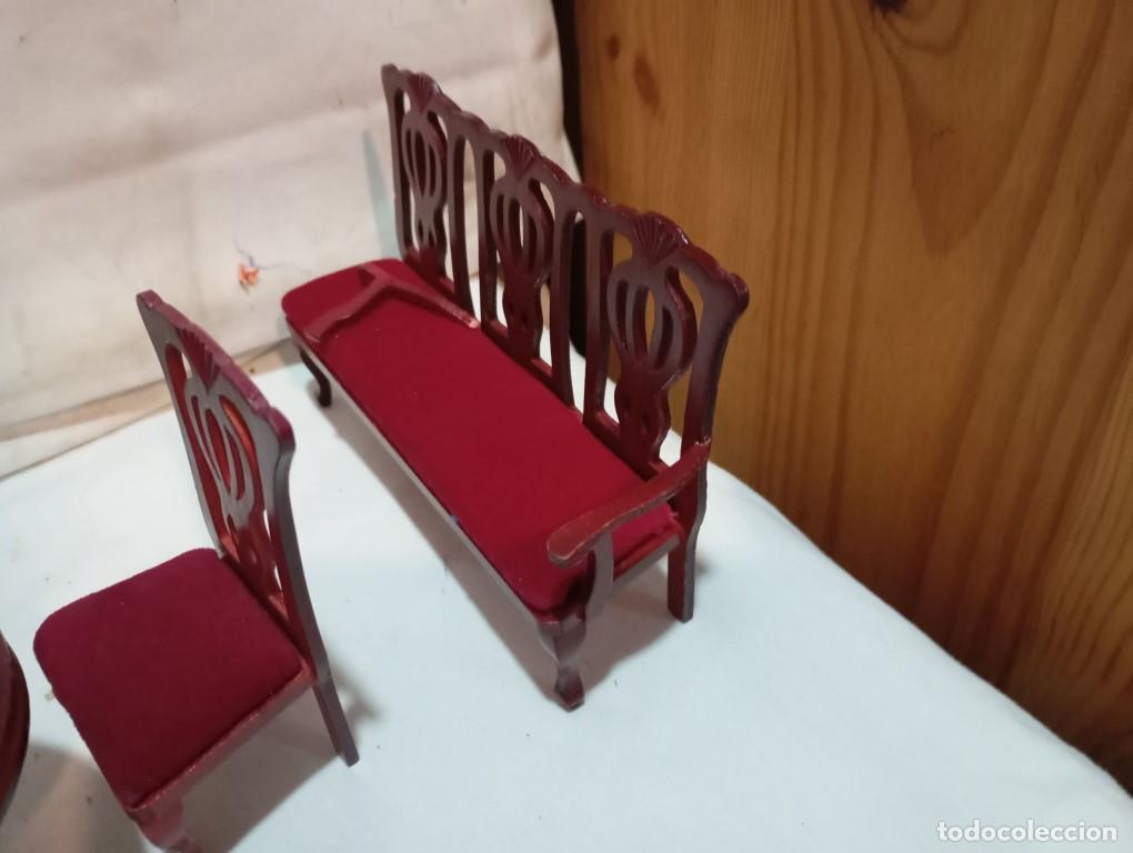 Casas de mu&ntilde;ecas: mobiliario y mueble de salon de casa de mu&ntilde;eca - Foto 4