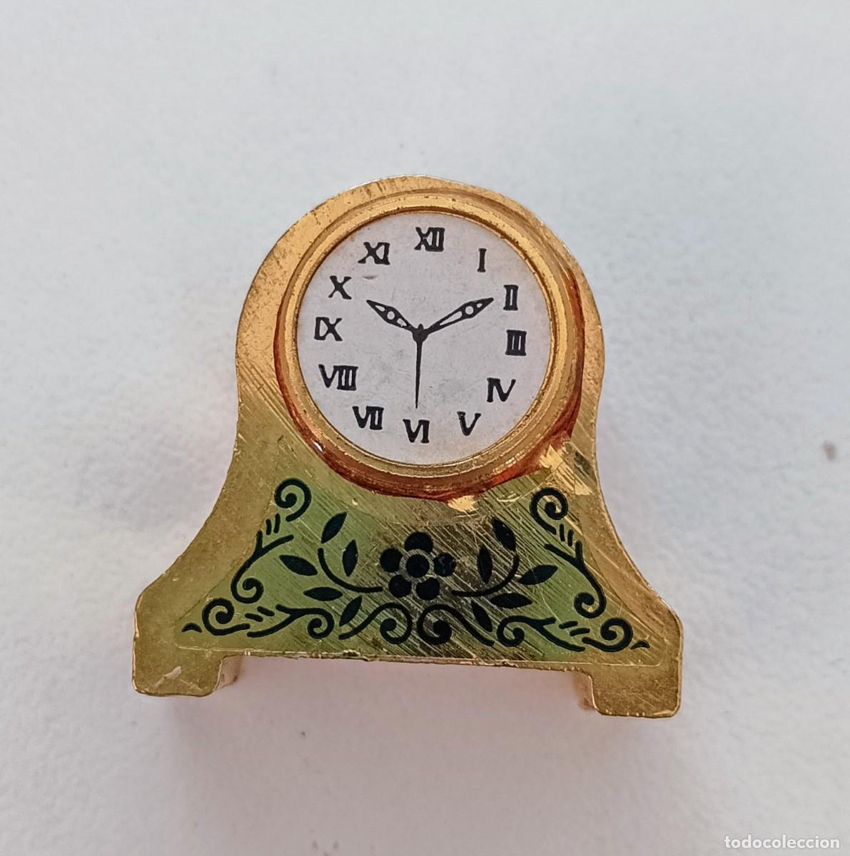 Casas de mu&ntilde;ecas: Complemento para casa de mu&ntilde;ecas RELOJ de sobremesa - Foto 1