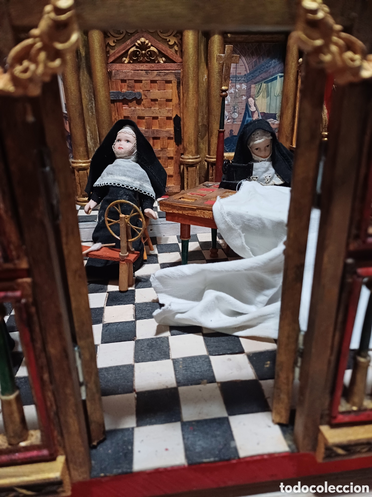 Casas de mu&ntilde;ecas: Convento 1:12,artesanal - Foto 3