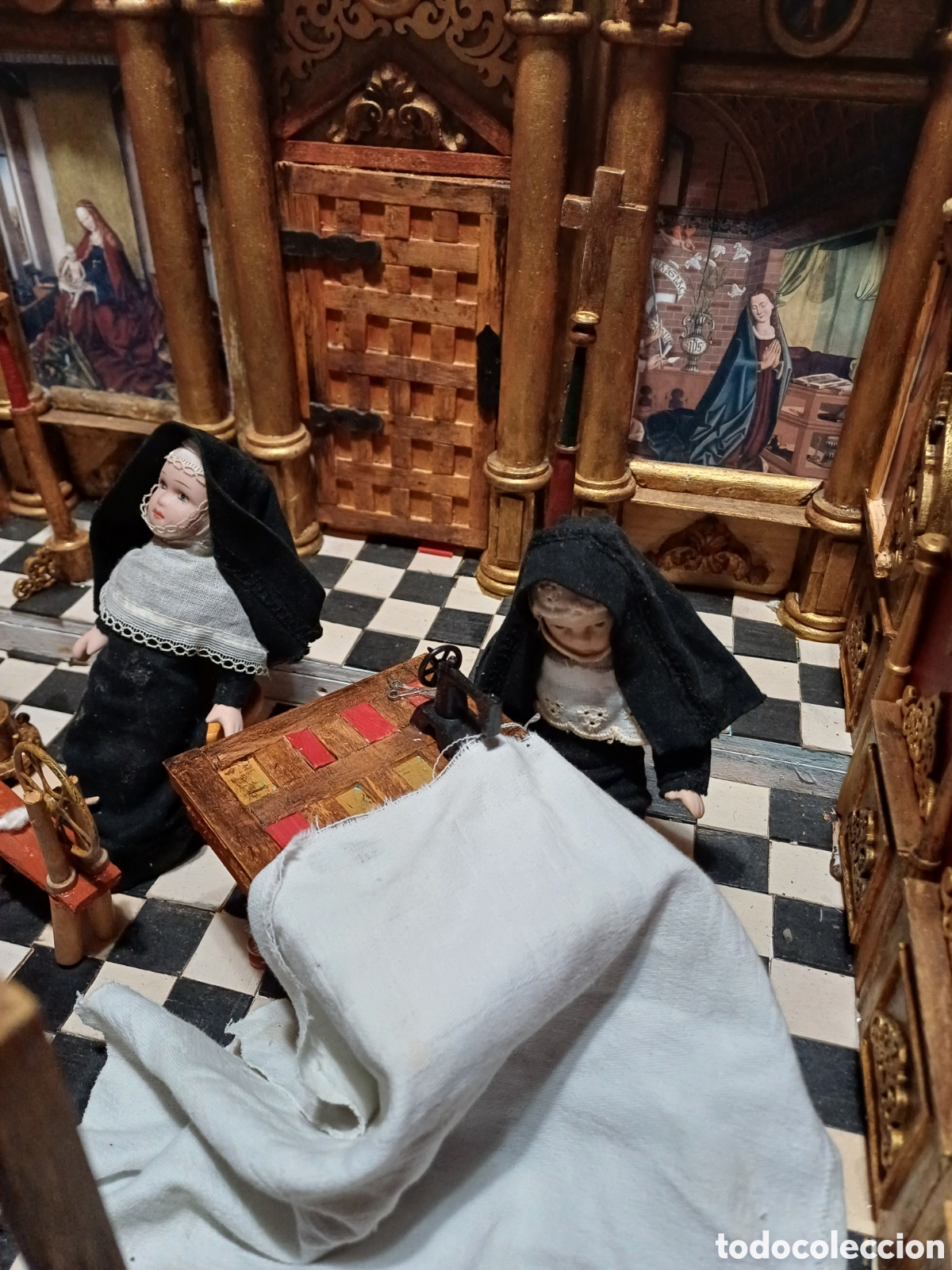 Casas de mu&ntilde;ecas: Convento 1:12,artesanal - Foto 8