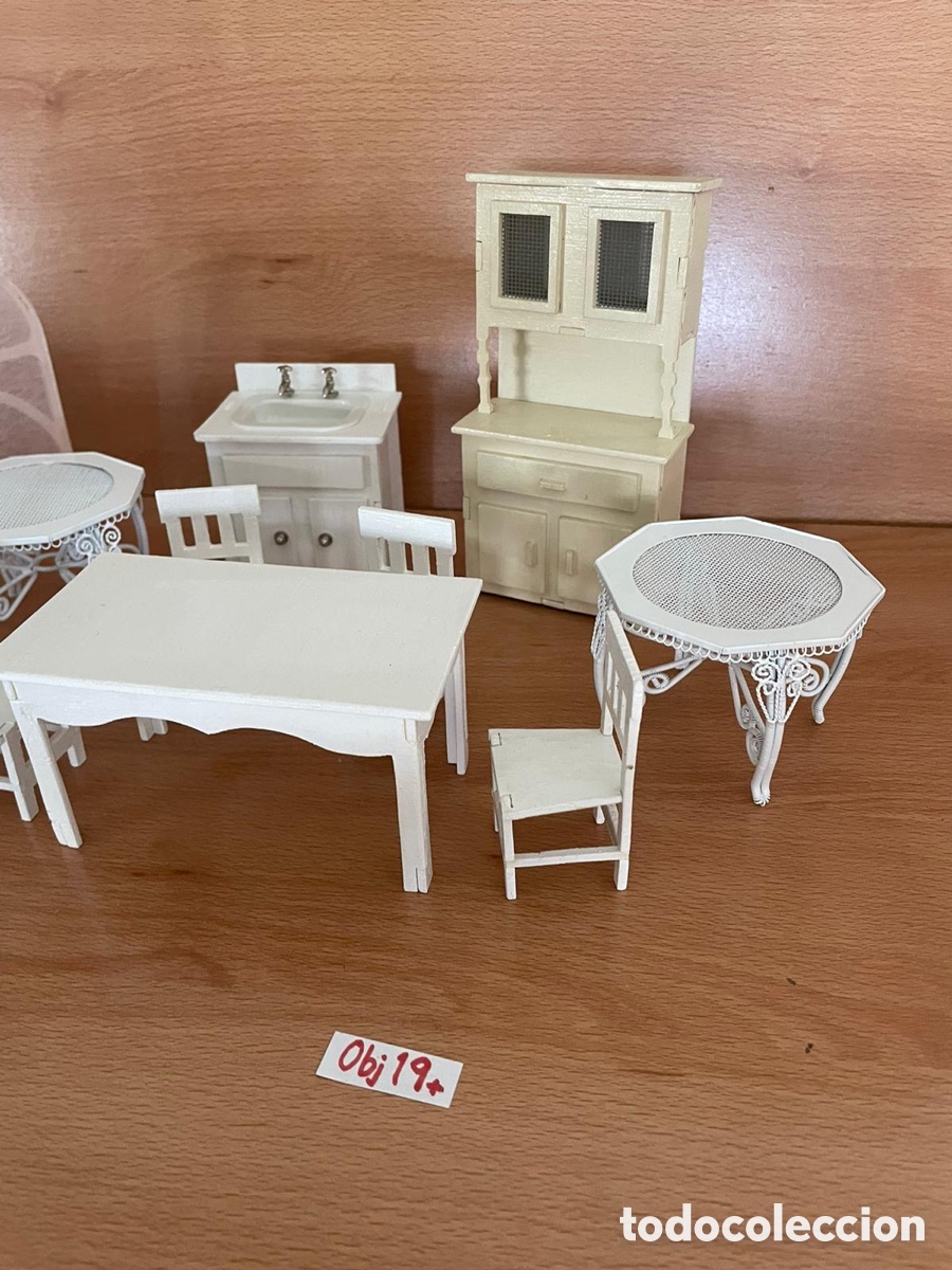 Casas de mu&ntilde;ecas: Lote de miniaturas casa de mu&ntilde;ecas - Foto 4