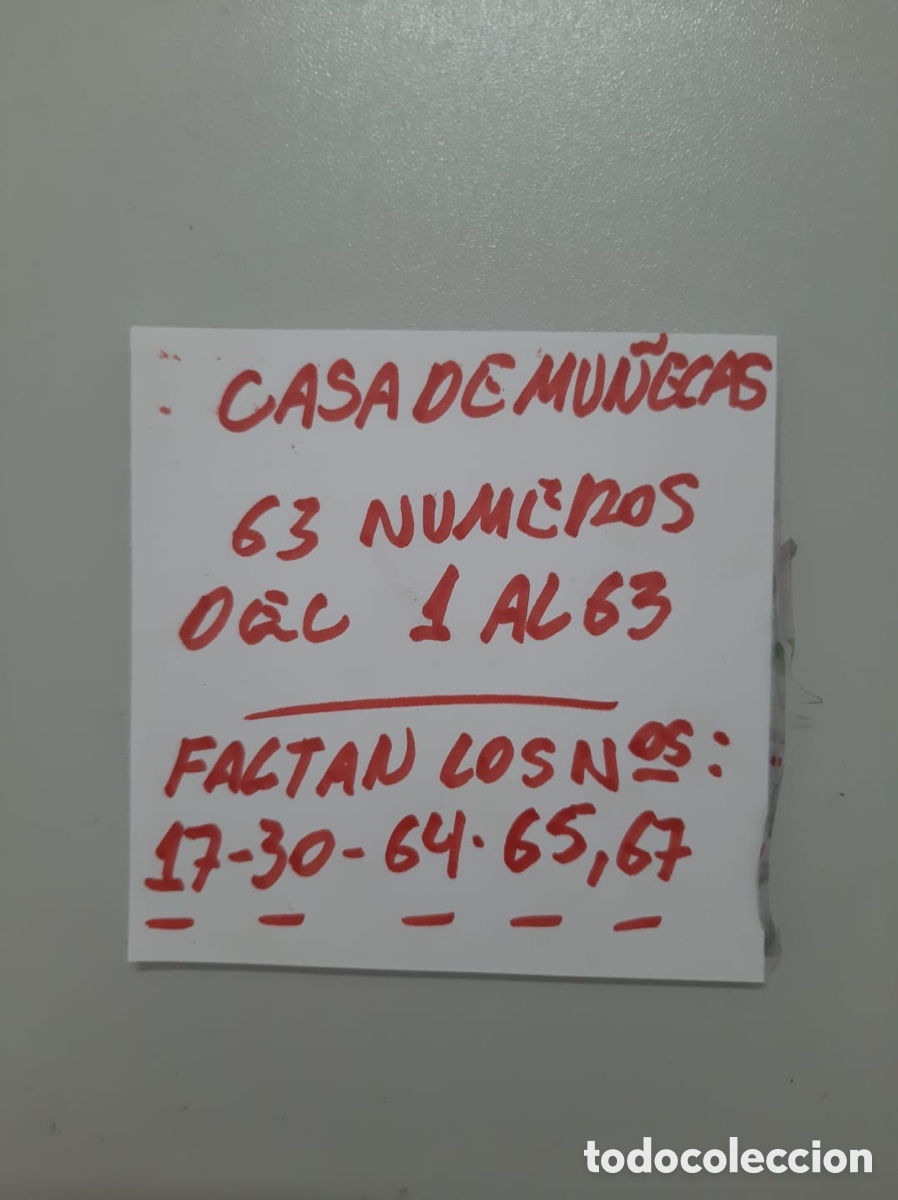 Casas de mu&ntilde;ecas: Lote De 63 n&uacute;meros casa de Mu&ntilde;ecas - Foto 4
