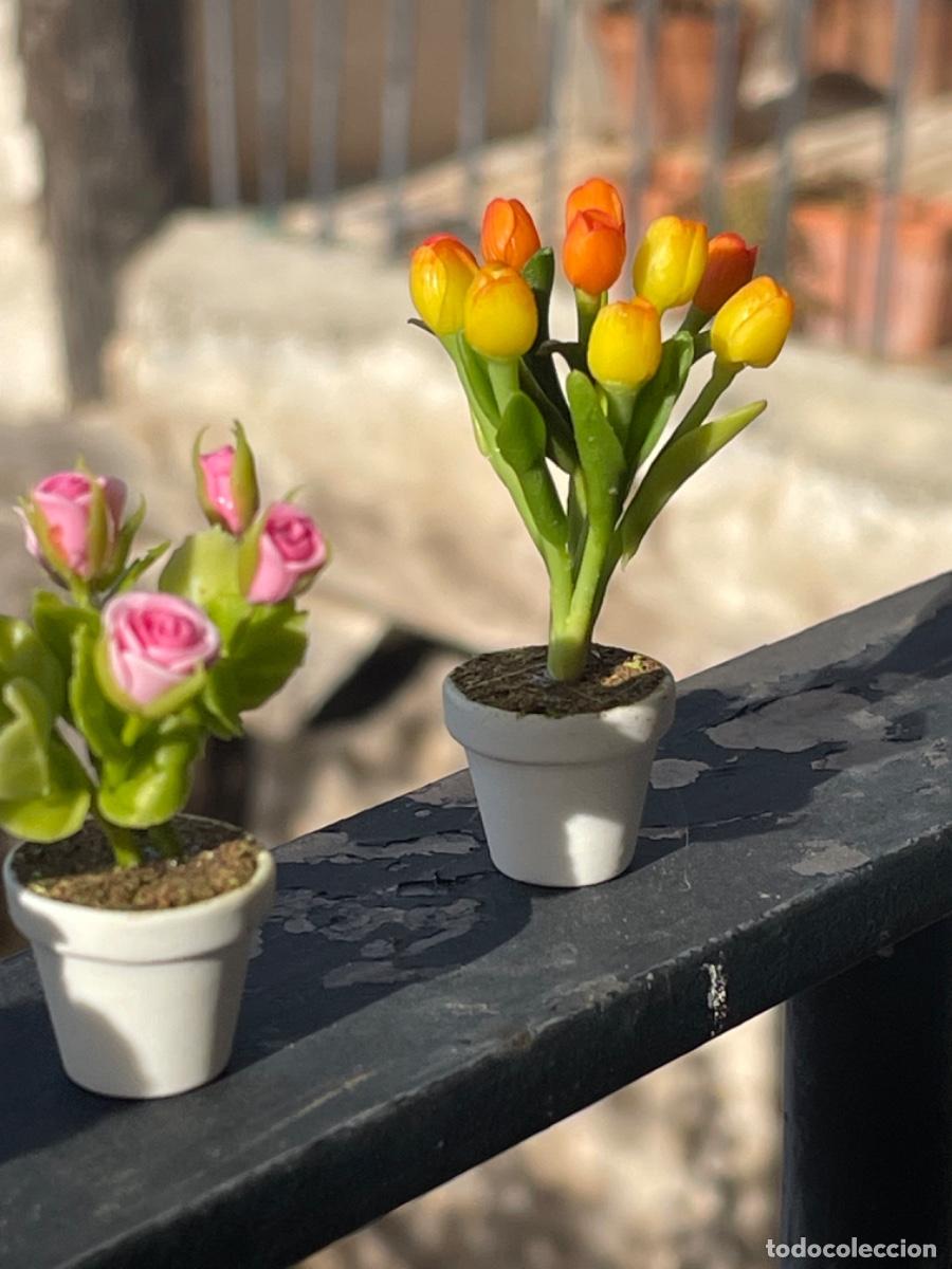 Casas de mu&ntilde;ecas: Tulipanes en miniatura casa de mu&ntilde;ecas - Foto 9