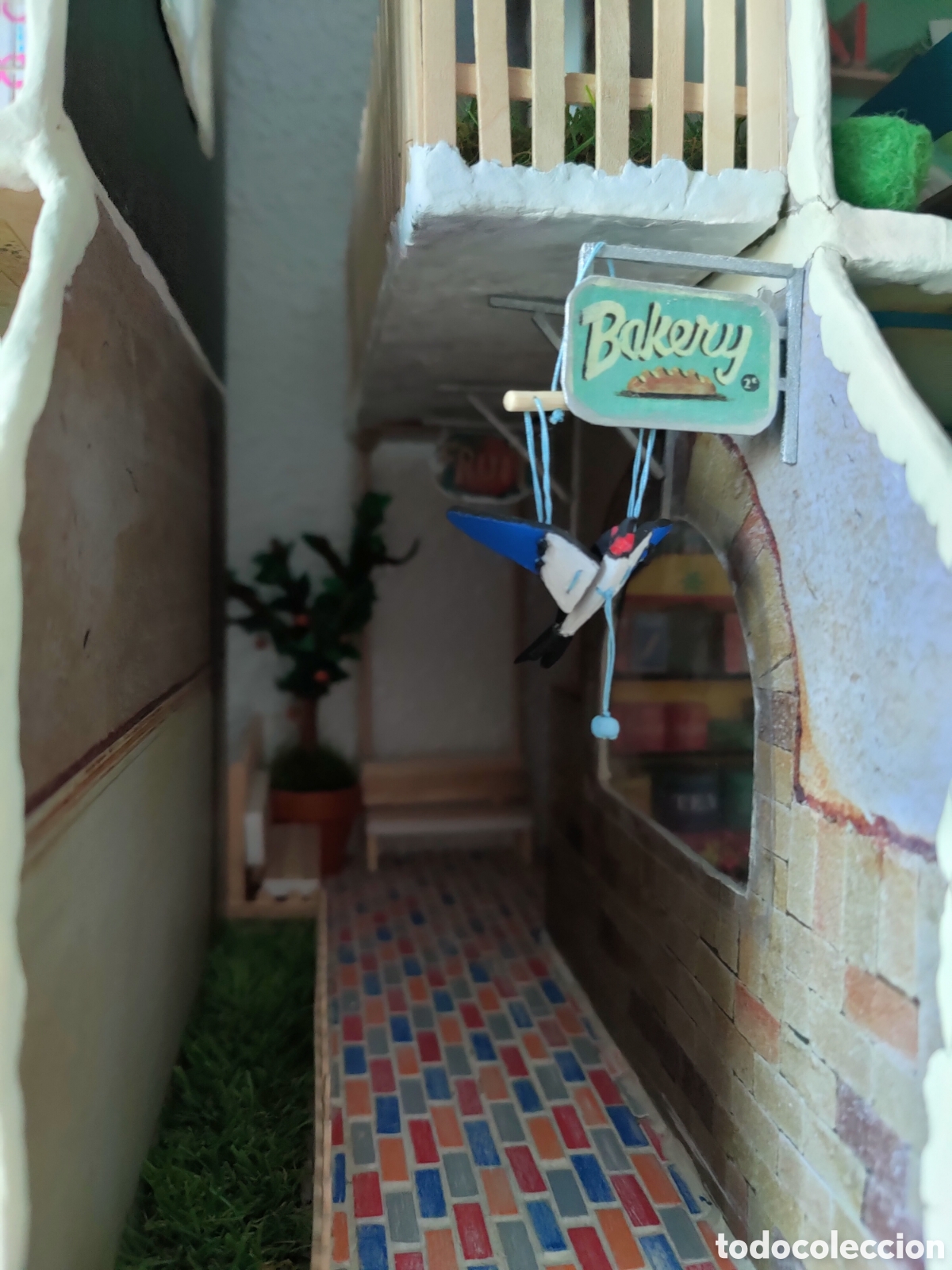 Casas de mu&ntilde;ecas: Movil pato miniatura de madera - Foto 13
