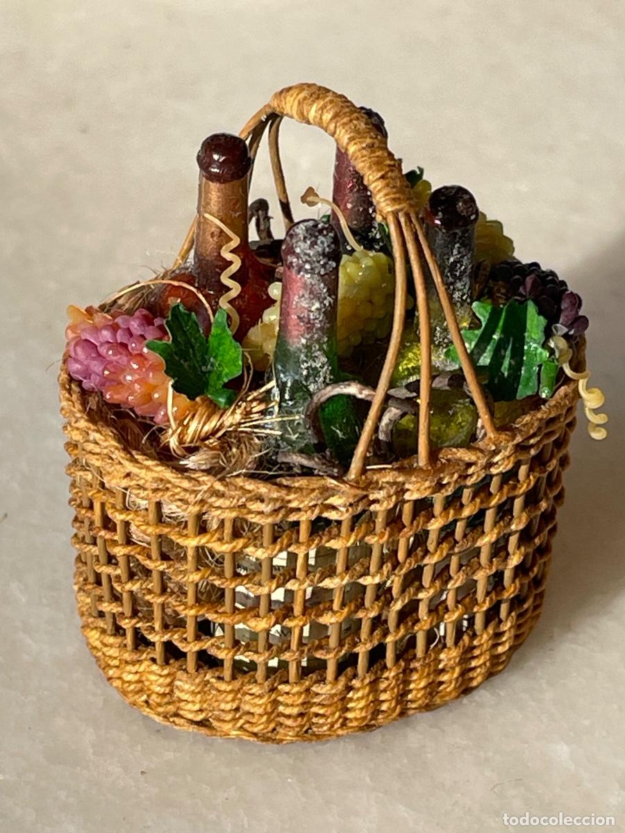 Casas de mu&ntilde;ecas: Cesta de uvas y vino para casa de mu&ntilde;ecas - Foto 15