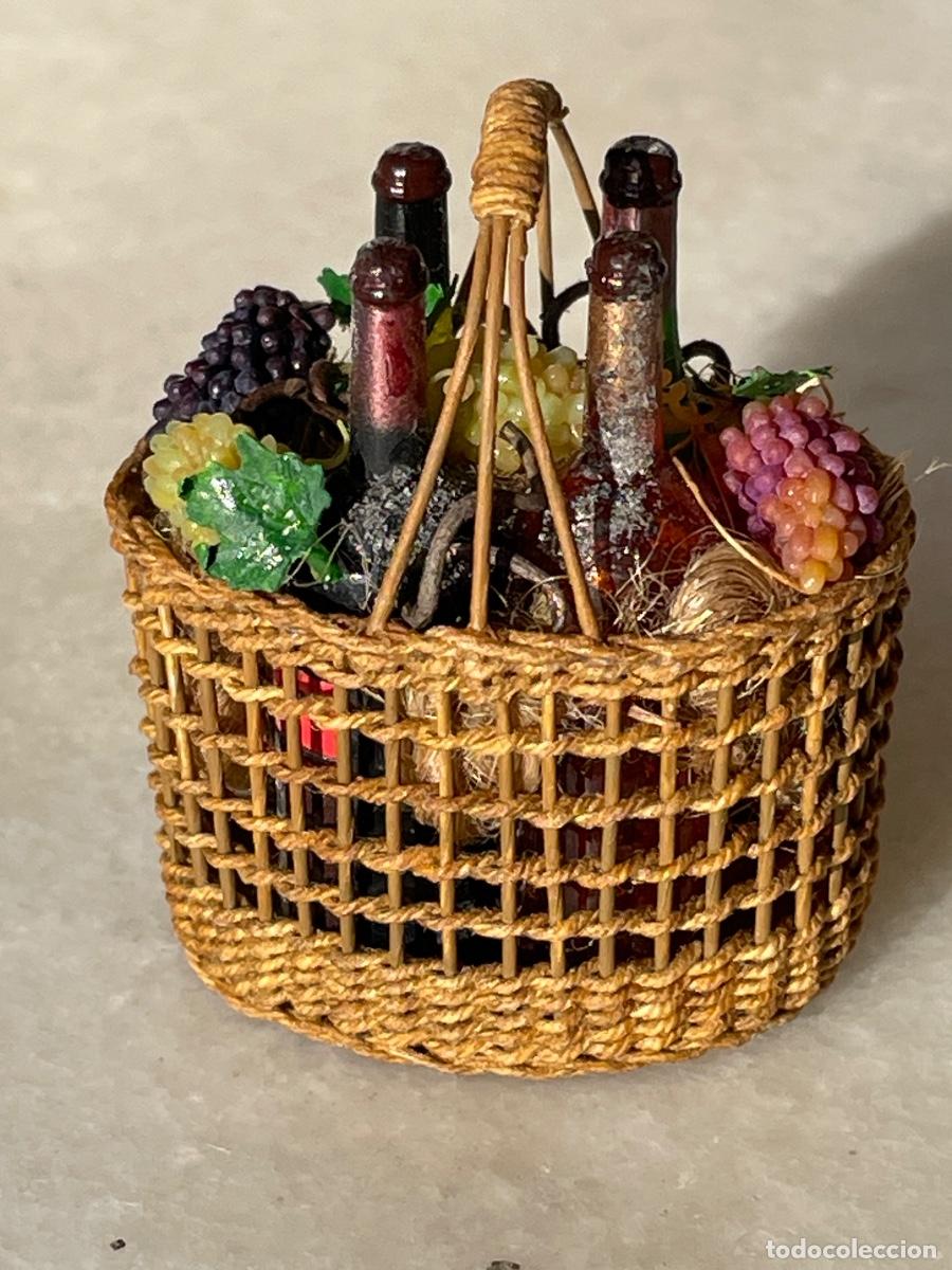 Casas de mu&ntilde;ecas: Cesta de uvas y vino para casa de mu&ntilde;ecas - Foto 17