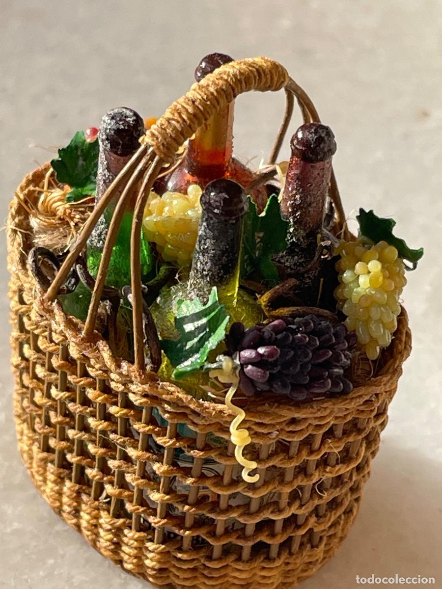 Casas de mu&ntilde;ecas: Cesta de uvas y vino para casa de mu&ntilde;ecas - Foto 21