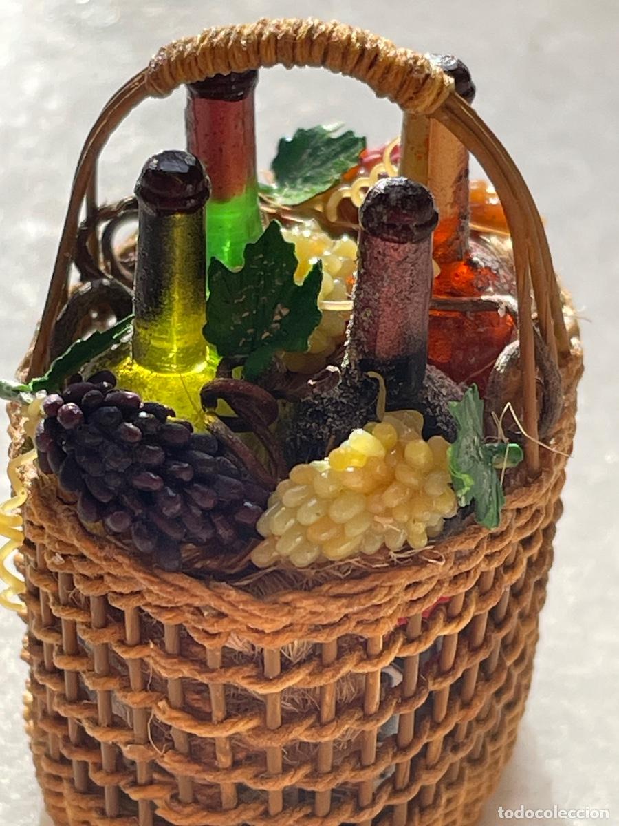 Casas de mu&ntilde;ecas: Cesta de uvas y vino para casa de mu&ntilde;ecas - Foto 22