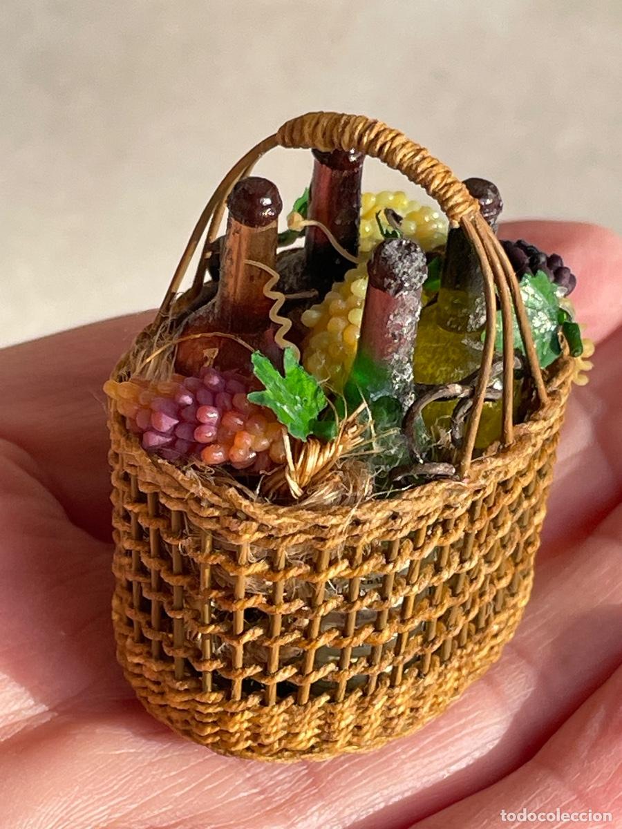 Casas de mu&ntilde;ecas: Cesta de uvas y vino para casa de mu&ntilde;ecas - Foto 25