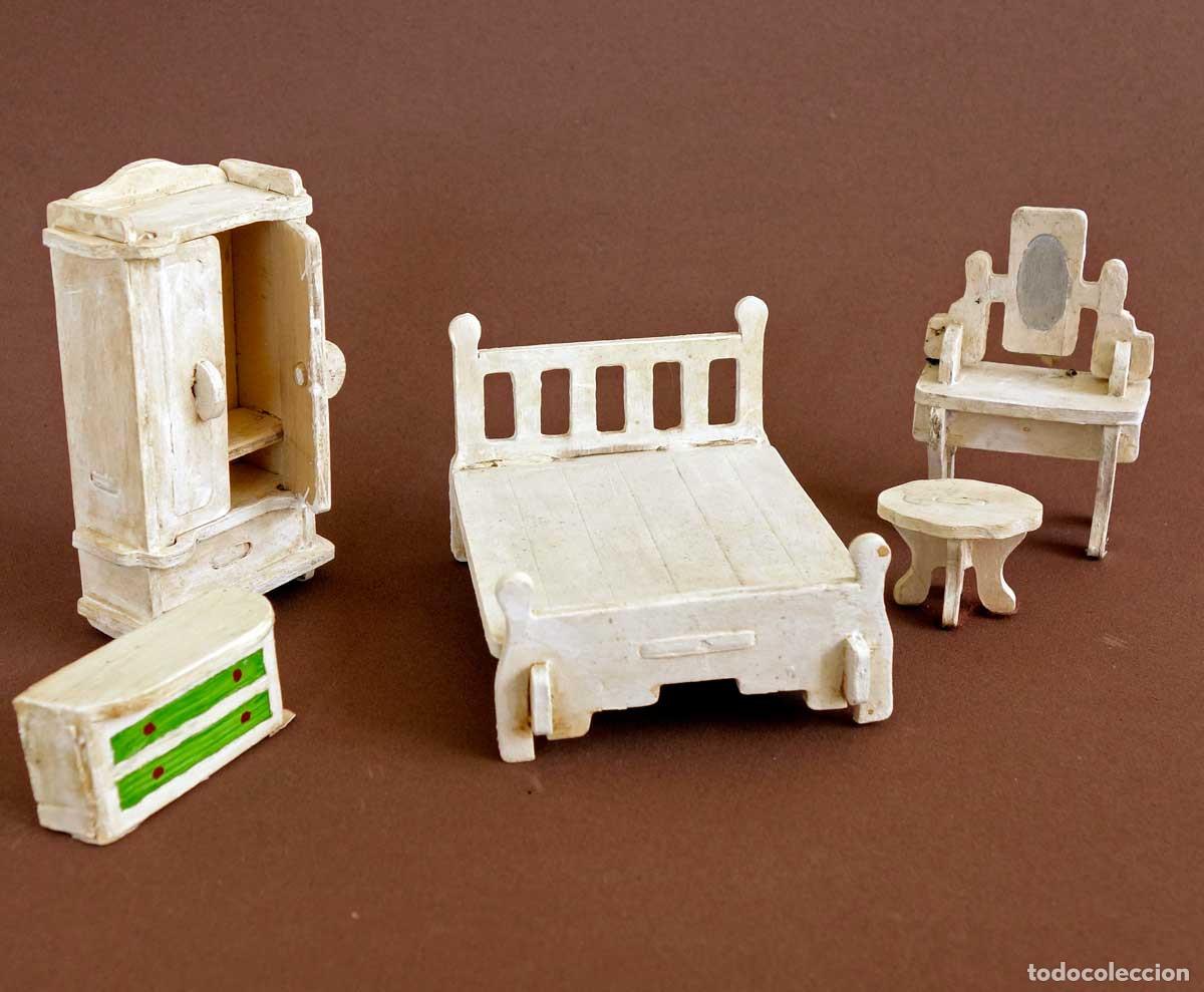 Casas de mu&ntilde;ecas: CASA DE MU&Ntilde;ECAS DE MADERA Y MUEBLES. 32CM - Foto 4