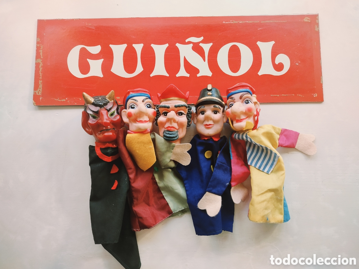 Casas de mu&ntilde;ecas: Antiguos Mu&ntilde;ecos Gui&ntilde;ol - Foto 1
