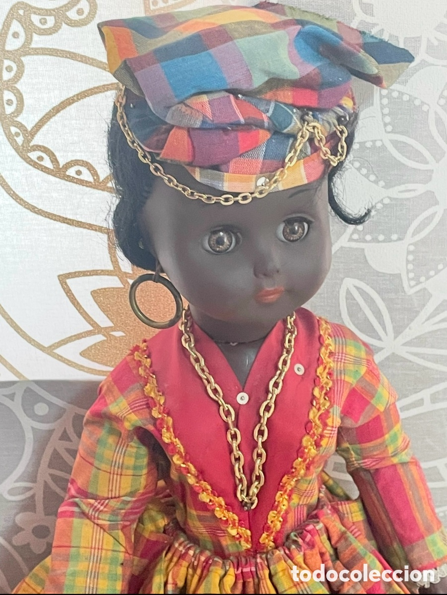 Casas de mu&ntilde;ecas: Mu&ntilde;eca negrita negra - Foto 5