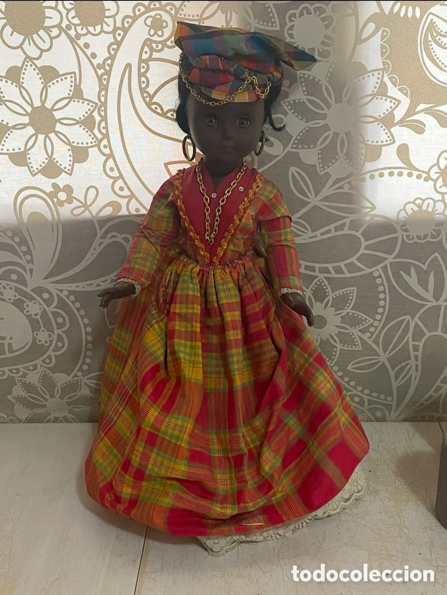 Casas de mu&ntilde;ecas: Mu&ntilde;eca negrita negra - Foto 1