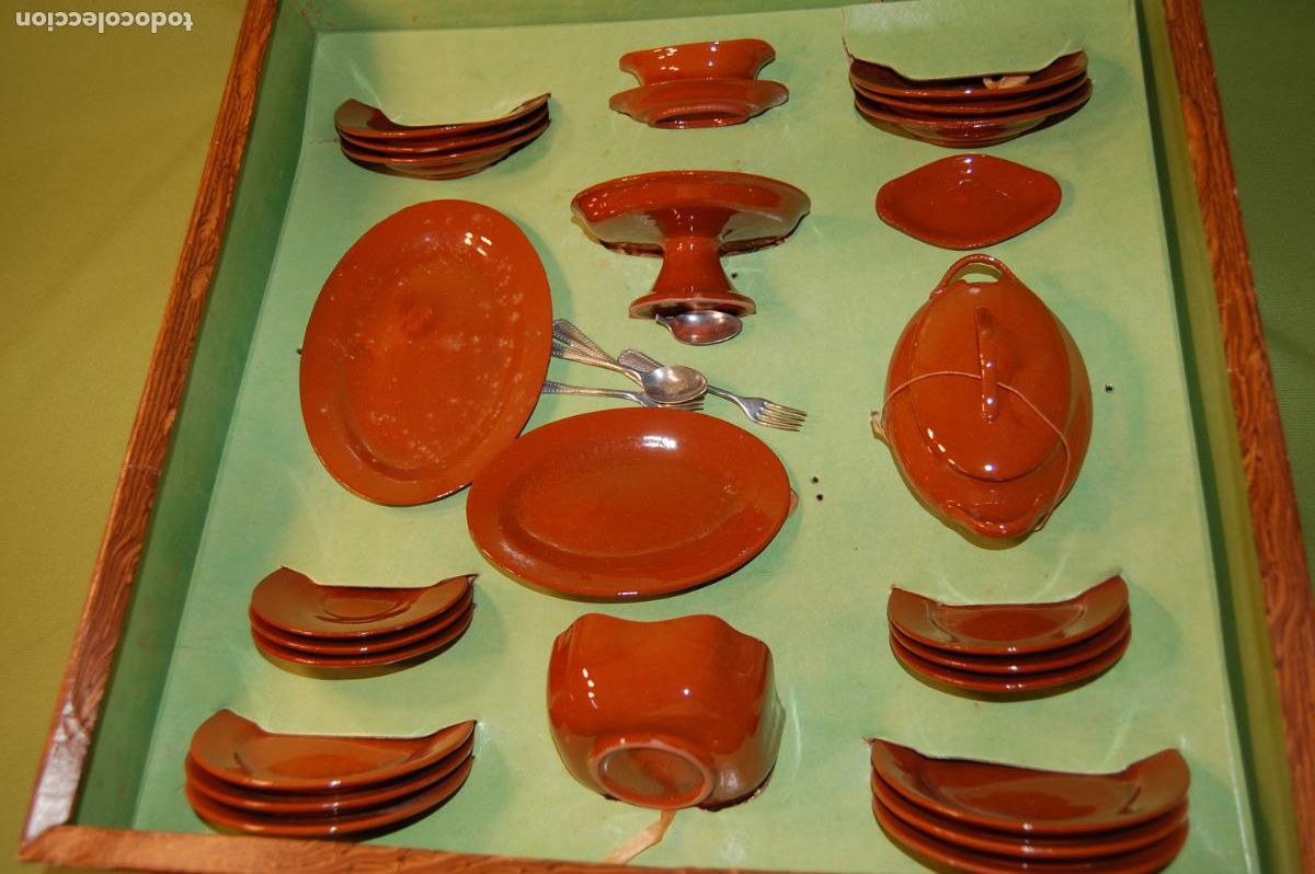 Casas de mu&ntilde;ecas: LOZA DE JUGUETE EN TERRACOTA - Foto 1
