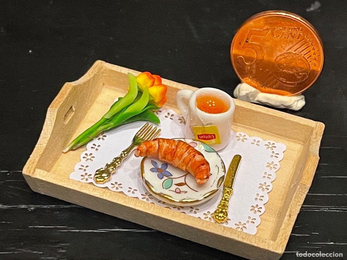 Casas de mu&ntilde;ecas: Bandeja de t&eacute; miniatura casa de mu&ntilde;ecas - Foto 8