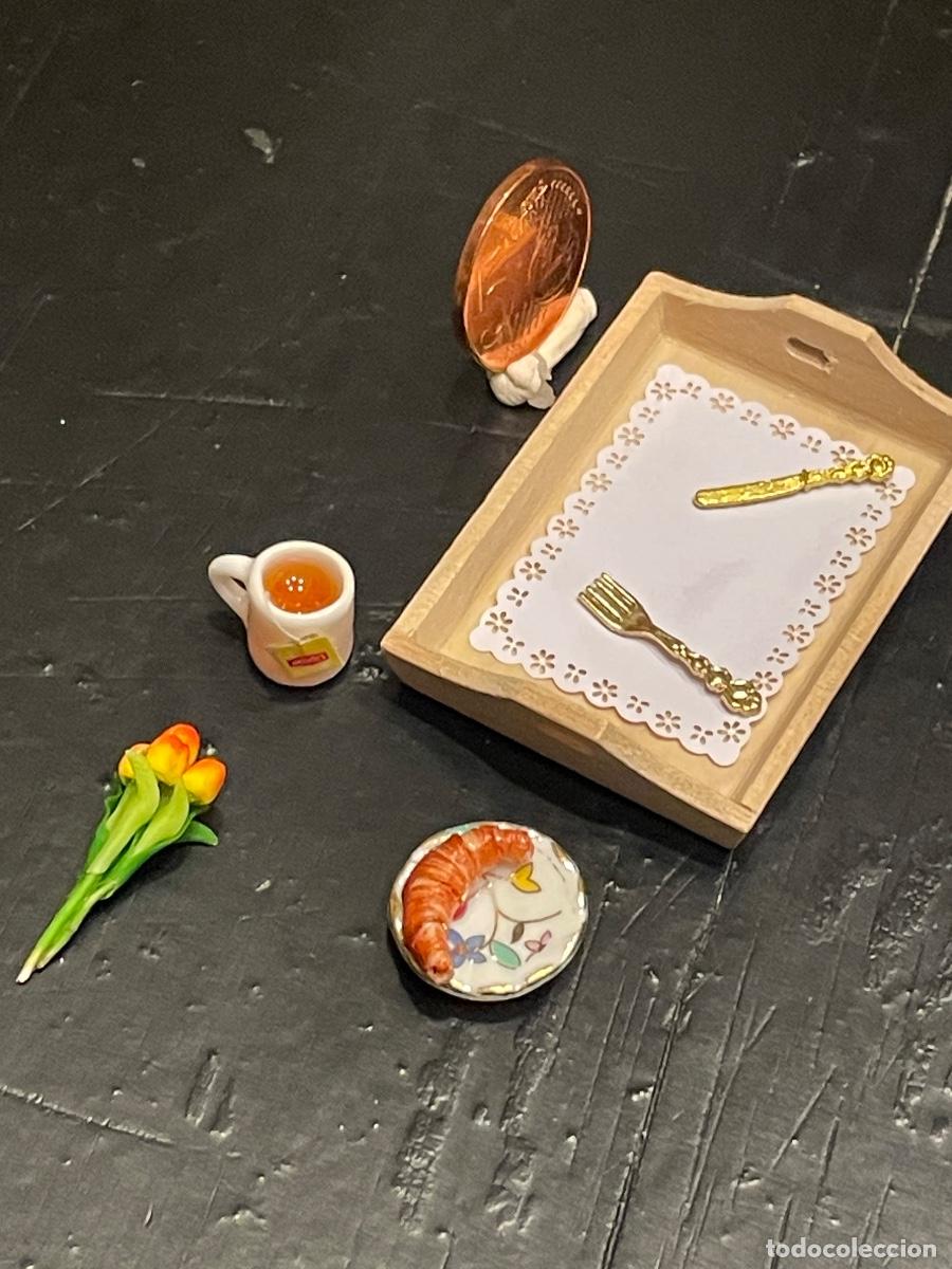 Casas de mu&ntilde;ecas: Bandeja de t&eacute; miniatura casa de mu&ntilde;ecas - Foto 10