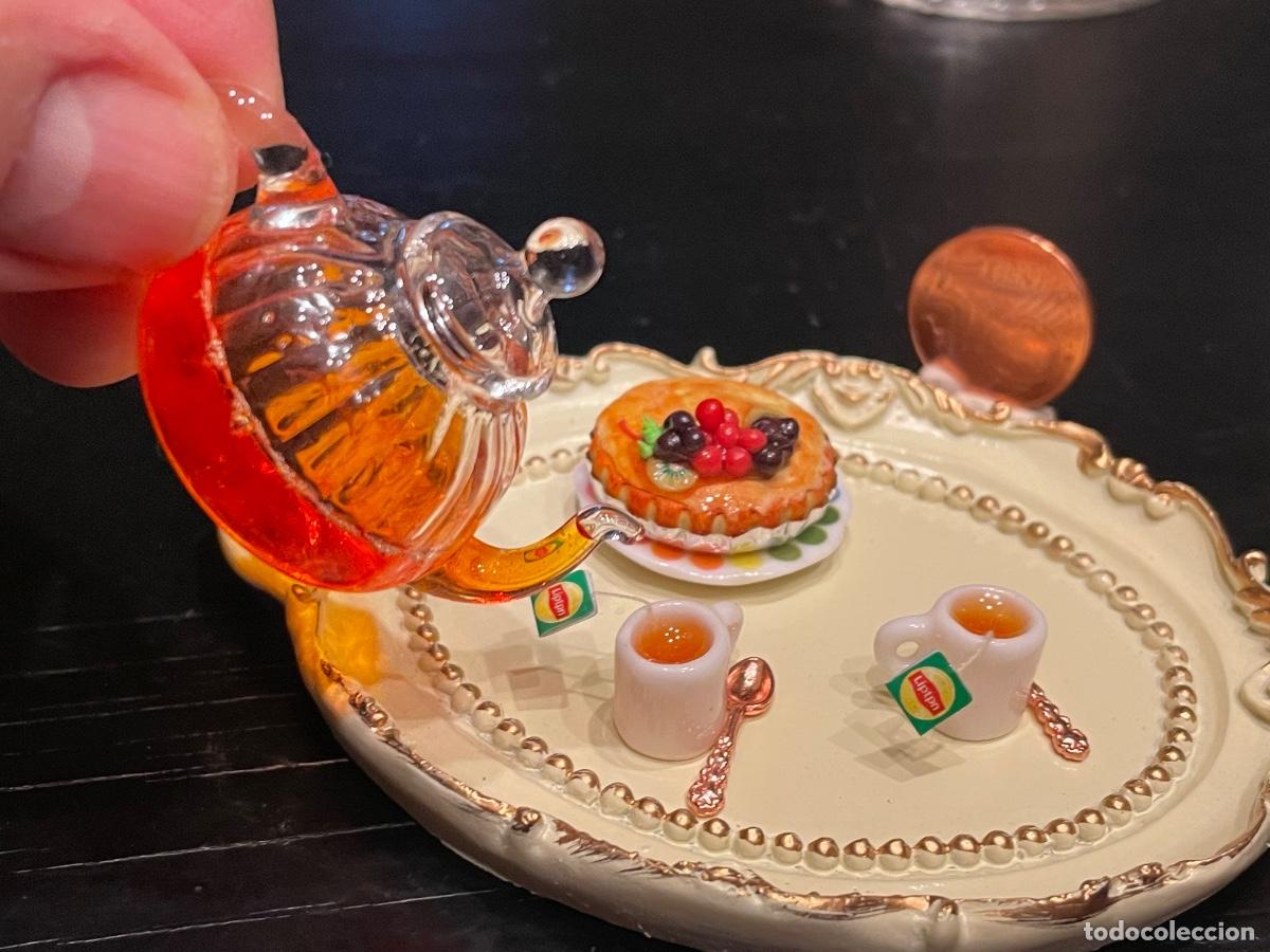 Casas de mu&ntilde;ecas: Tetera de vidrio en miniatura casa de mu&ntilde;ecas - Foto 4