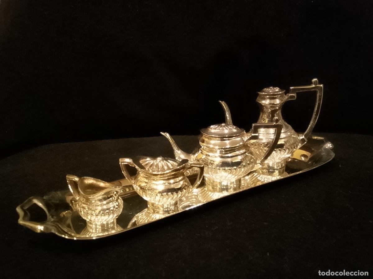 Casas de mu&ntilde;ecas: Juego de T&eacute; y Caf&eacute; de Alpaca en Miniatura - Foto 2