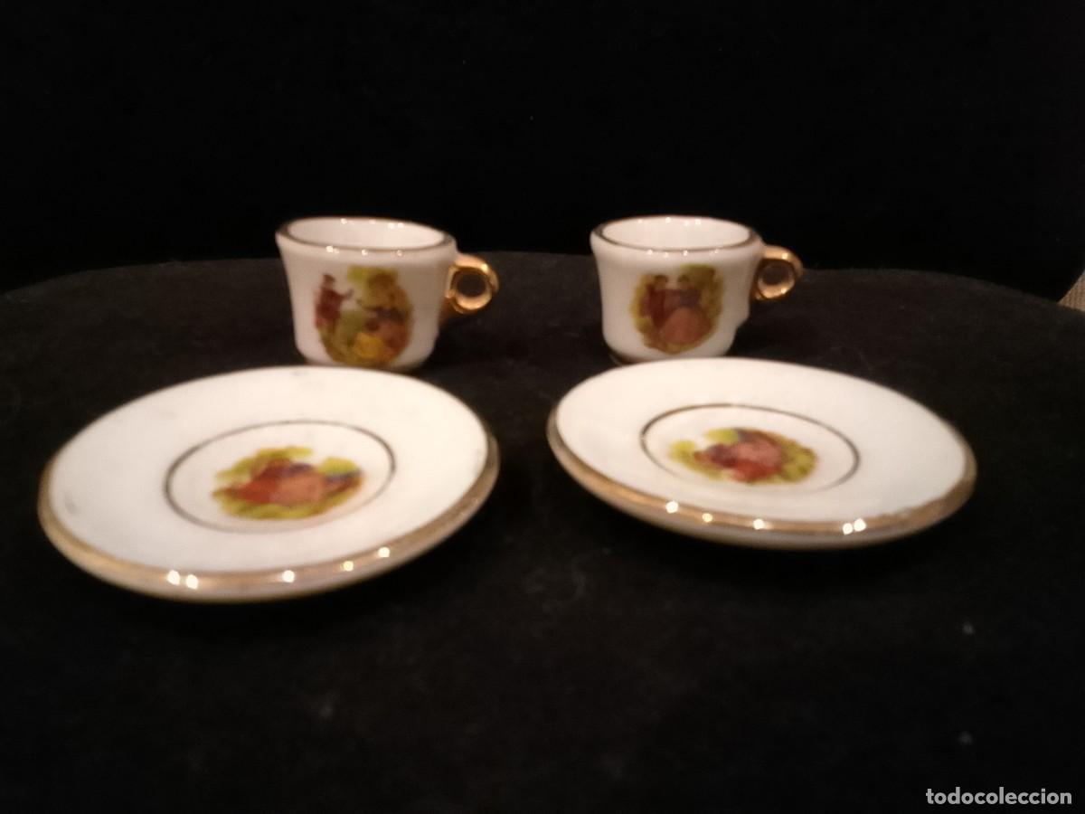 Casas de mu&ntilde;ecas: Juego de tazas de Caf&eacute; en Miniatura - Foto 2