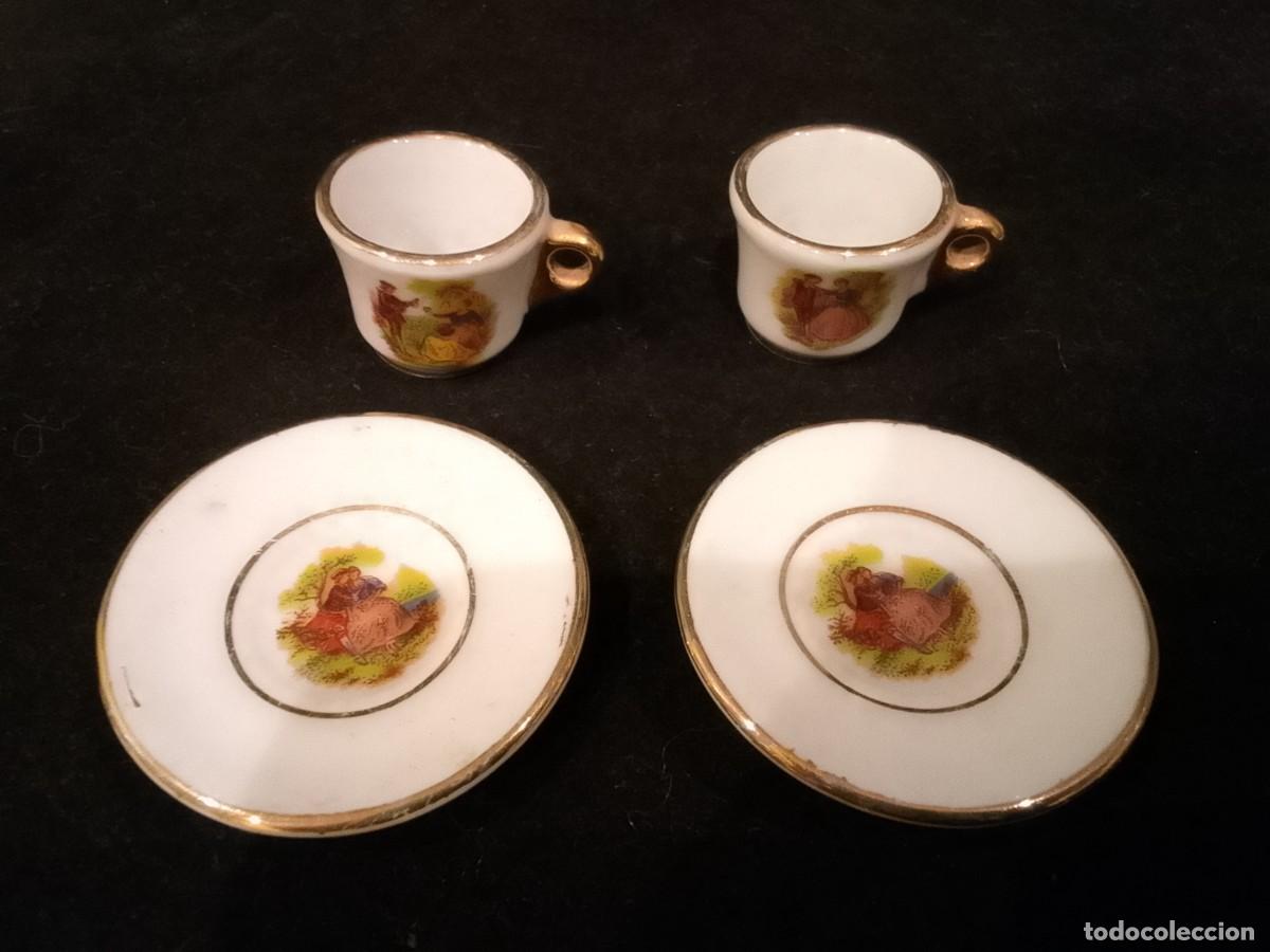 Casas de mu&ntilde;ecas: Juego de tazas de Caf&eacute; en Miniatura - Foto 3